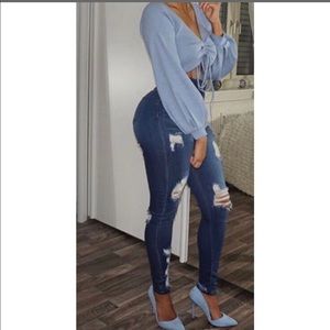 Monotiques Heavy High Rise Skinny Jeans